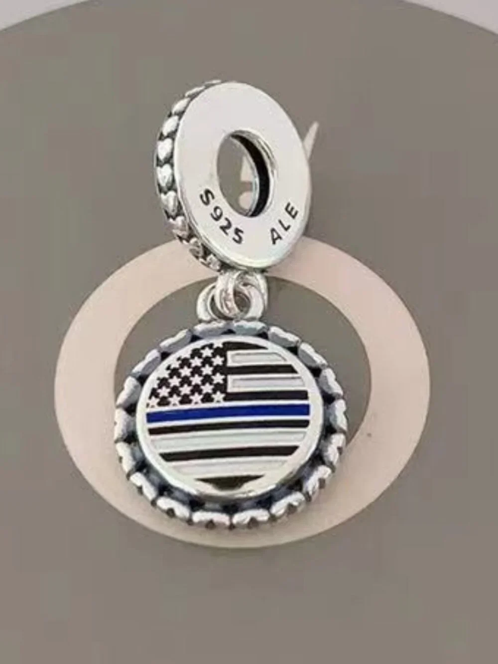 Pandora Pandora USA Chicago Map Charm Travel Pendant s925 Sterling Silver, Charm